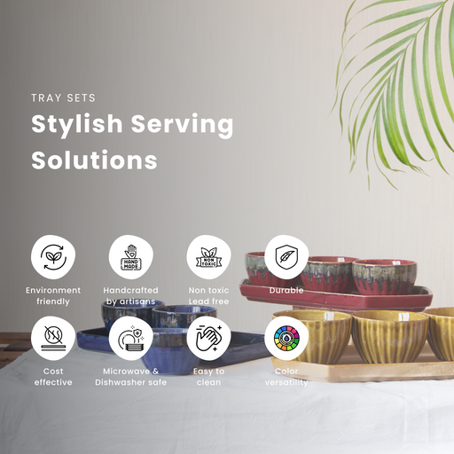 The Olive Green Tray Set