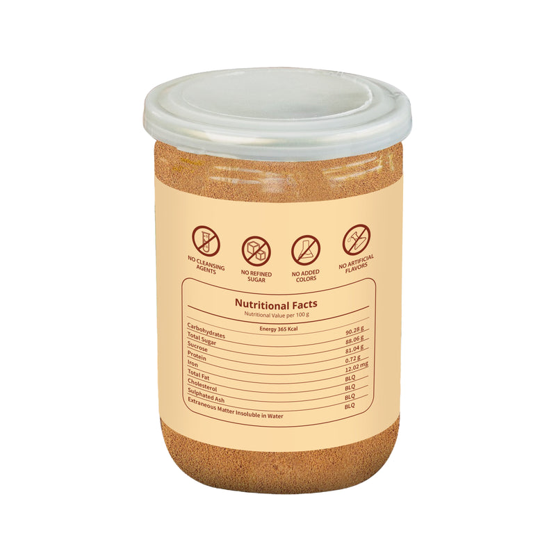 Gudworld Turmeric Jaggery Powder – Golden Herbal Cane Sweetener (10.58 oz)