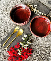 Rogue Bonjour Flat Ceramic Serving Bowl Ceramic Tableware Collection