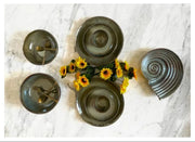The Viridis Ceramic Dinnerware Set For 2