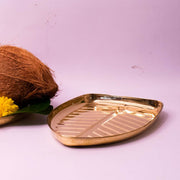 Brass Banana Leaf Plate – Serving Plate