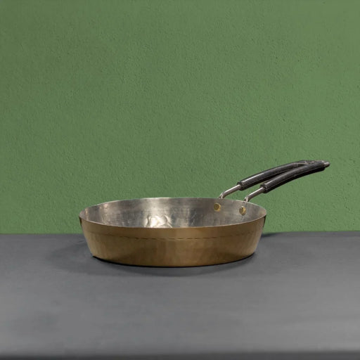 Brass Fry Pan with Heat Resistant long handle ‰ÛÒ Cooking Pan