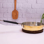 Brass Fry Pan with Heat Resistant long handle ‰ÛÒ Cooking Pan