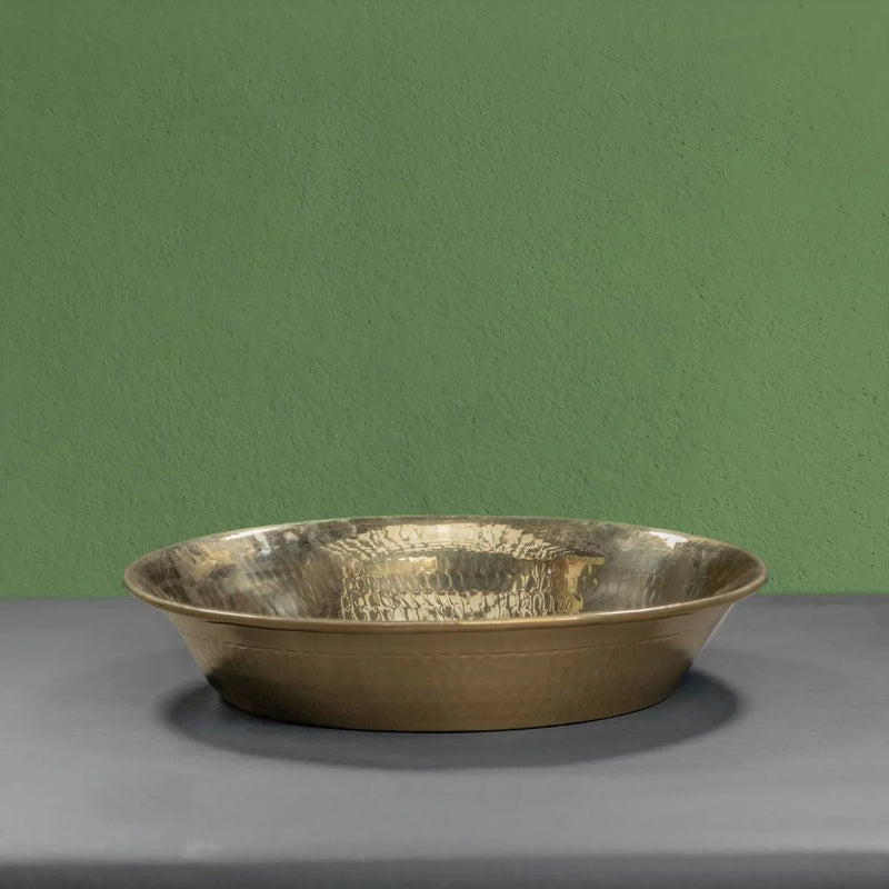 Brass Paraat Large Without Tin Coating (From Jandialaguru) ‰ÛÒ Brass Dough Plate