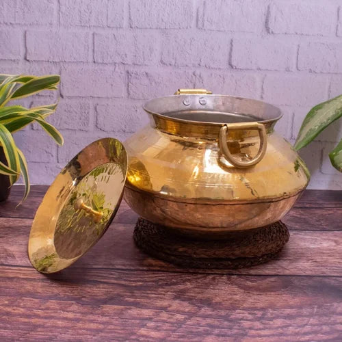 Brass Patili Handi ‰ÛÒ Cooking Pot