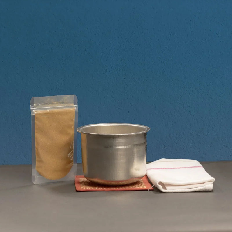 Eeya chombu (Tin vessel) - Adukku Shape ‰ÛÒ Utensil