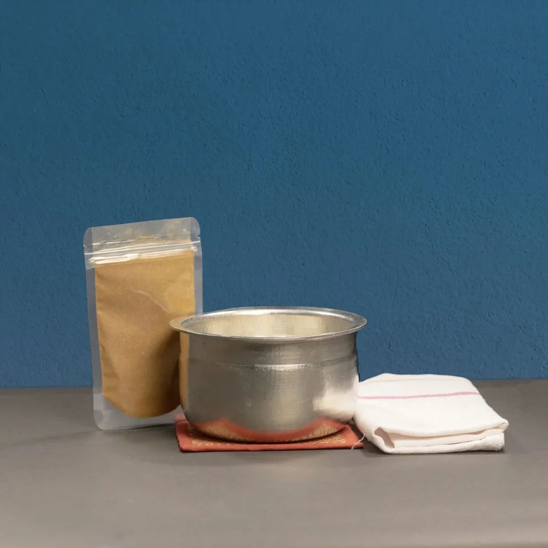 Eeya chombu (Tin vessel) - Kinnam Shape ‰ÛÒ Kitchen Tool