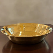 Rakesh Ji Ka Brass Paraat - Medium 10" (Without Tin Coating) ‰ÛÒ Brass Dough Mixing Plate