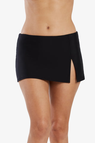 helen jon skirted bottom with side slit black 5