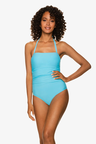 helen jon belted bandeau one piece sky blue 6