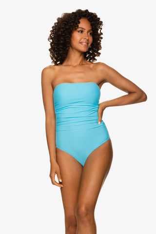 helen jon belted bandeau one piece sky blue 5