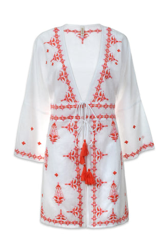 helen jon nola tunic coral pink 5