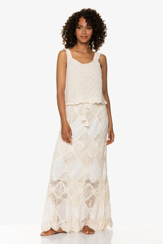 helen jon scallop crochet tank ivory crochet 3