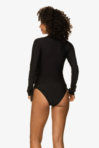 Beach Break Rash Guard Upf 50+  |  Black