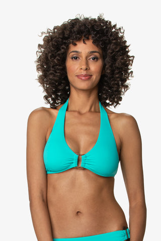 helen jon tortoise halter textured seafoam aqua 1
