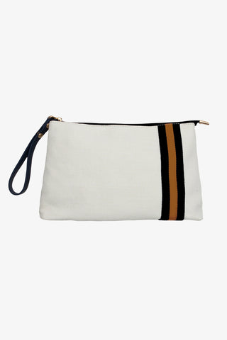 helen jon bikini bag wristlet black gold 2