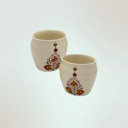 Handcrafted Chai Mug Gift Box | 2 or 4 Ceramic Kulhad Cups for Hot & Cold